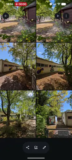 Preview of the prepared demo camera roll